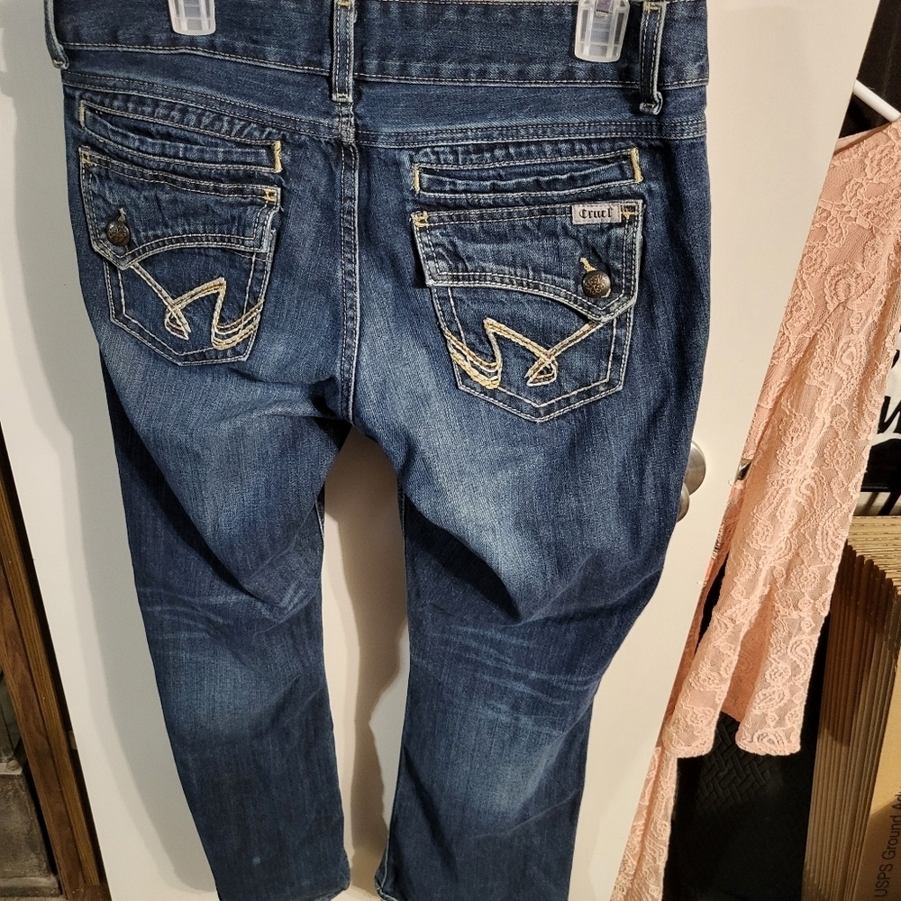 CRUEL DENIM DARBY STRAIGHT LEG JEANS Y2K WOMANS SZ 9 - Picture 2 of 11